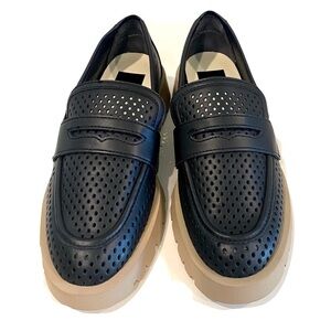 NWT — Dolce Vita Malila Blacj Nubuck Leather Loafer with Lug Sole Size 8 / 8.5